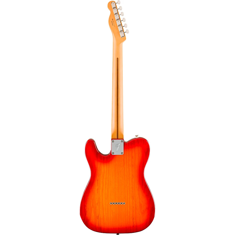 Fender Player II Telecaster Chambered Ash Body RW FB Guitar Aged Cherry Burst