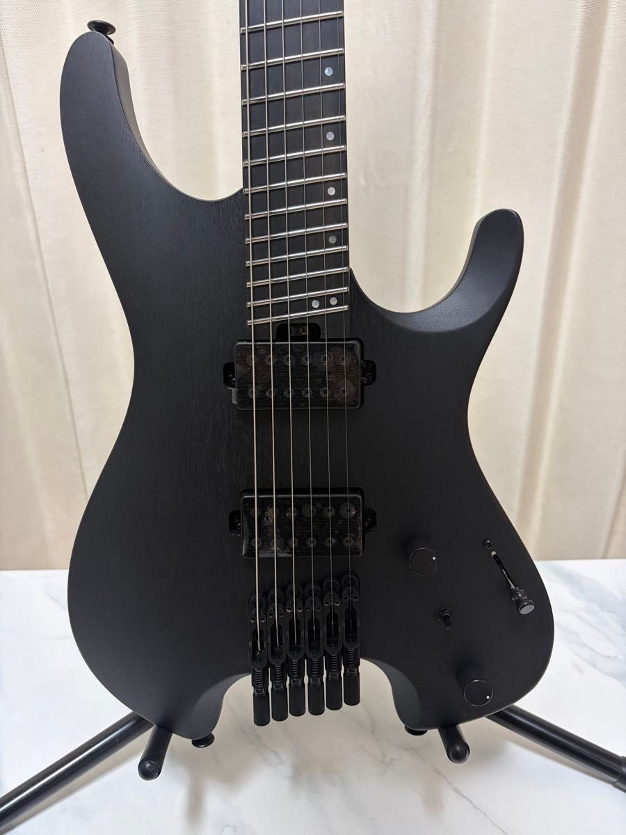 Ibanez QX52B-WK Weathered Black Headless Electric Guitar