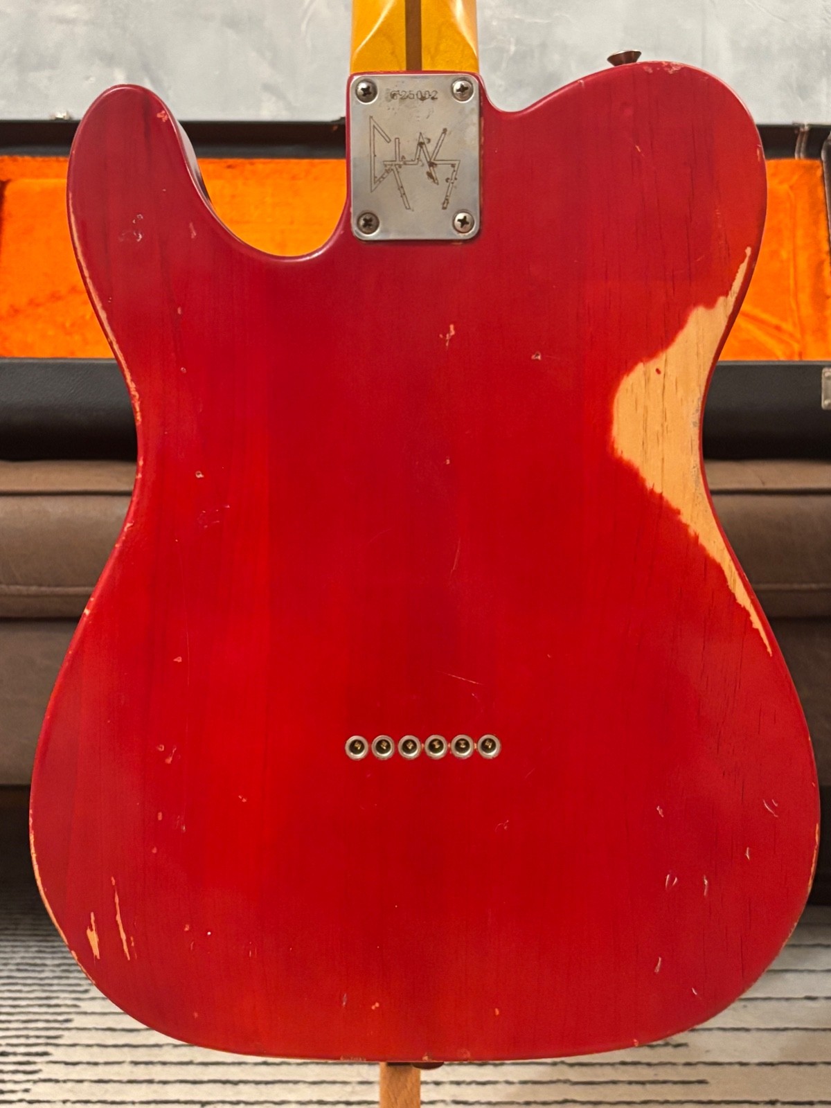Fender Telecaster 1963 Rare Limited Run Trans Red Model Feather light at 7.4LB