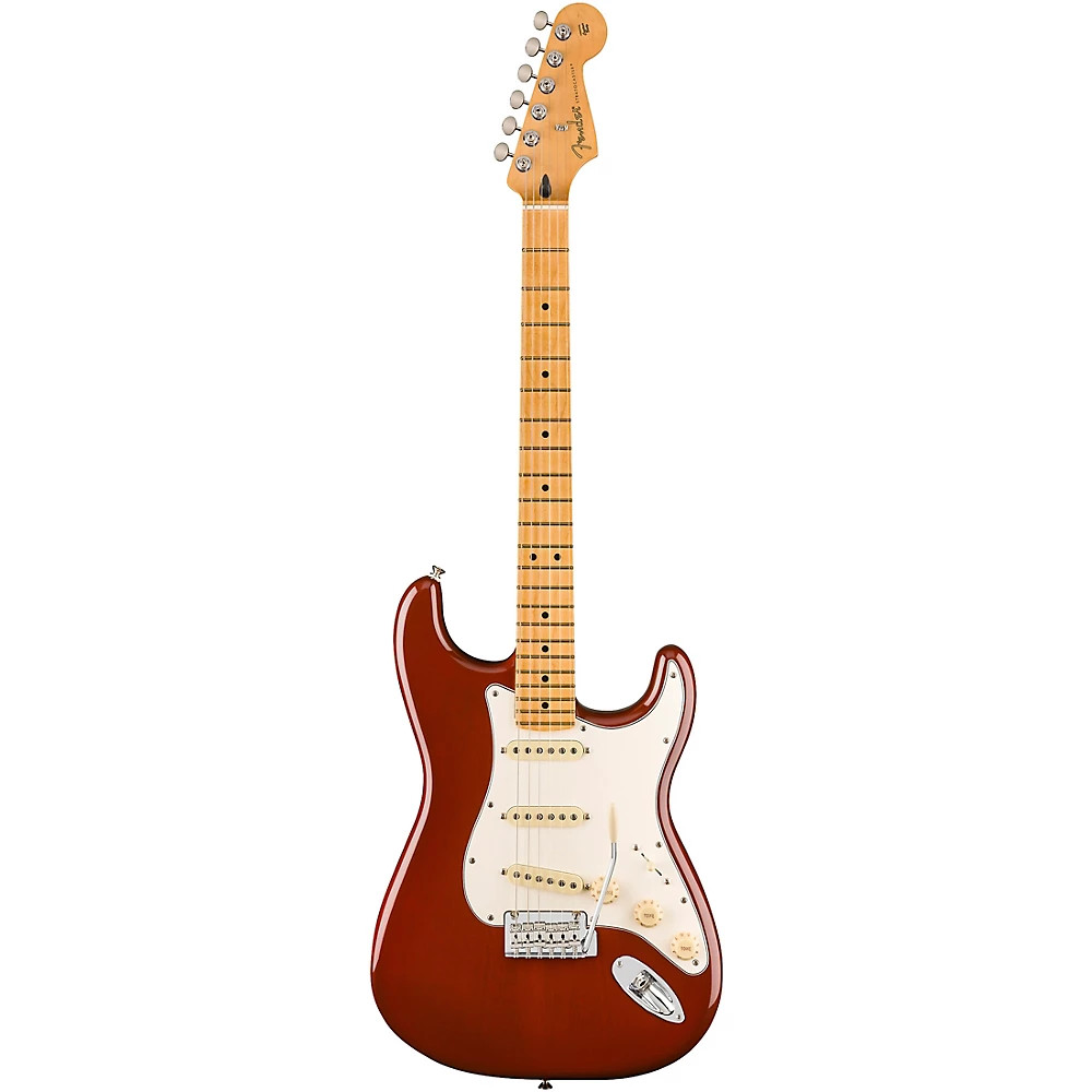 Fender Player II Stratocaster Chambered Mahogany Body Maple FB Guitar T Mch Brst