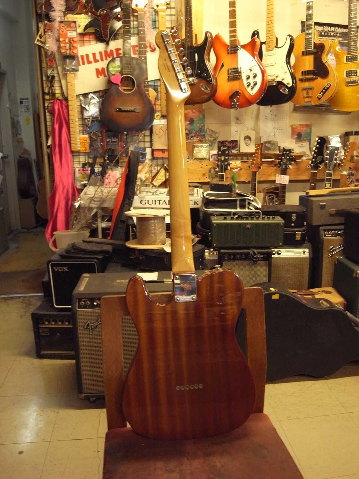 Fender MIJ 60s TELECASTER THINLINE 2017 Used Mahogany Natural w/Soft Case