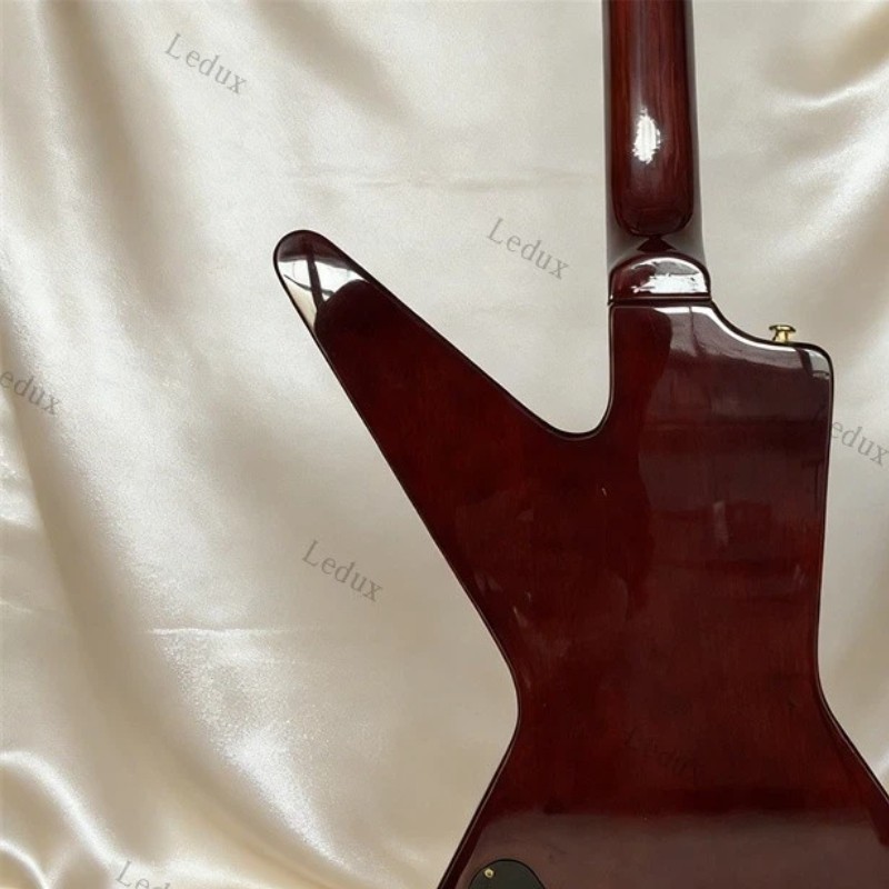 Ledux Futura Solid Electric Guitar Stainless Rounded Fret Edge Vintage Natural