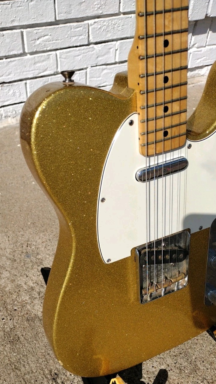 1993 Fender Custom Shop Gold Sparkle Telecaster w/HSC! -LL