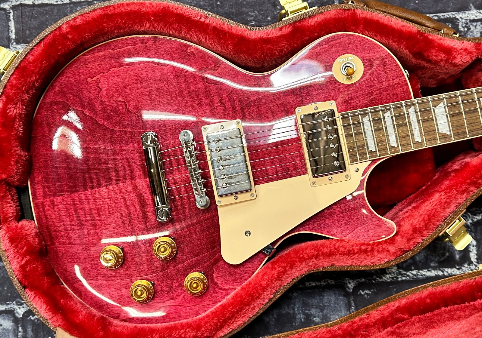 Gibson Les Paul Standard ’50s Figured Top Fuchsia Open Unplayed 9lbs1oz #277