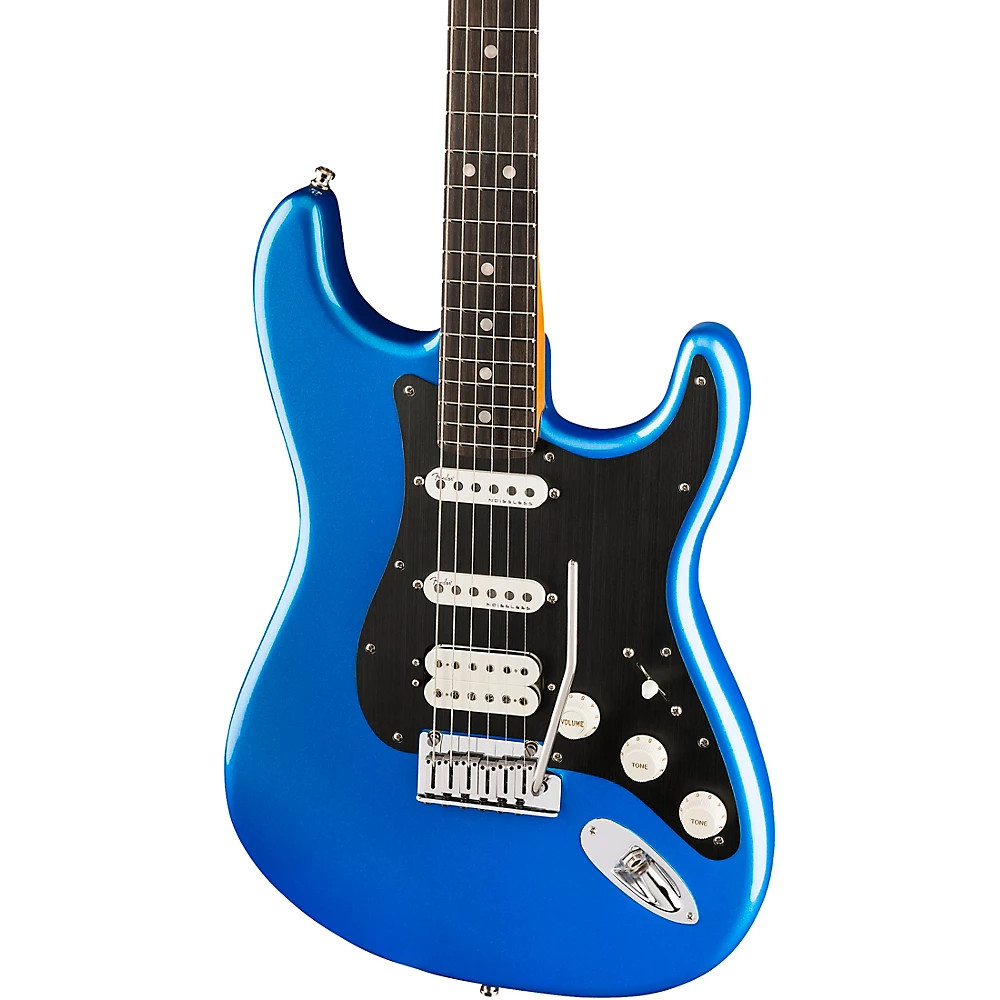 Fender American Ultra II Stratocaster HSS Ebony Fingerboard Guitar Noble Blue