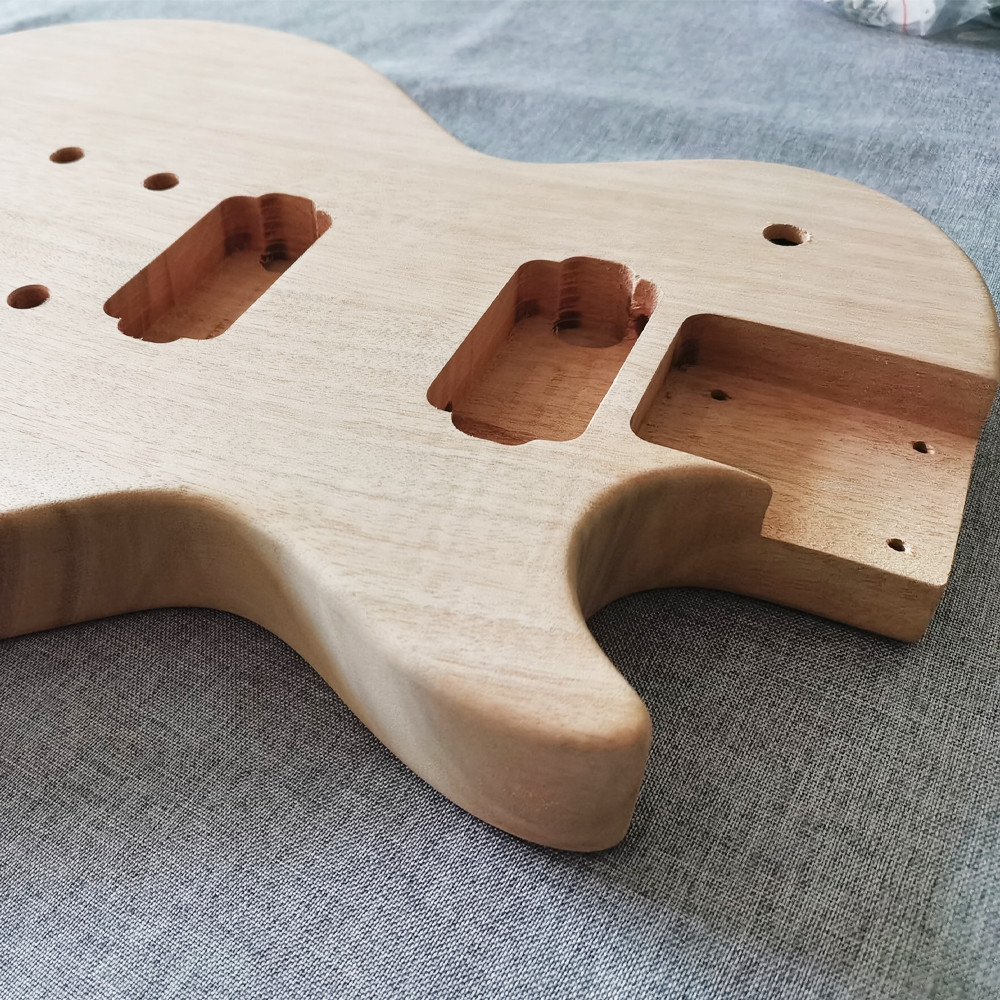 DIY L P Style 6 String Electric Guitar Kit Humbucker Pickup CR part Maple neck