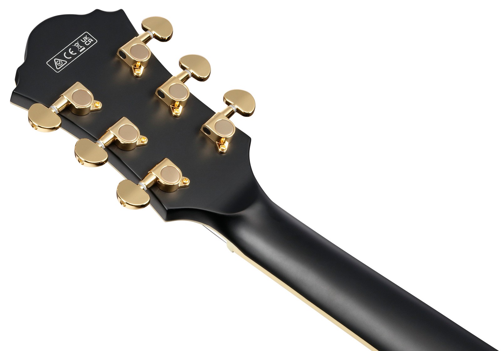 Ibanez AF75G AF Artcore Hollow Body Electric Guitar – Black Flat w/ Gig Bag