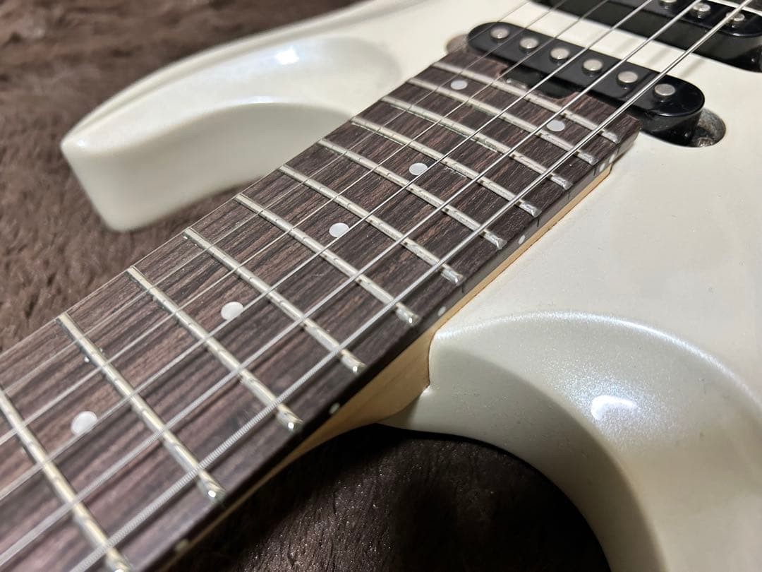 Aria Pro II Aria Pro MAC series Pearl White Electric Guitar Used From Japan