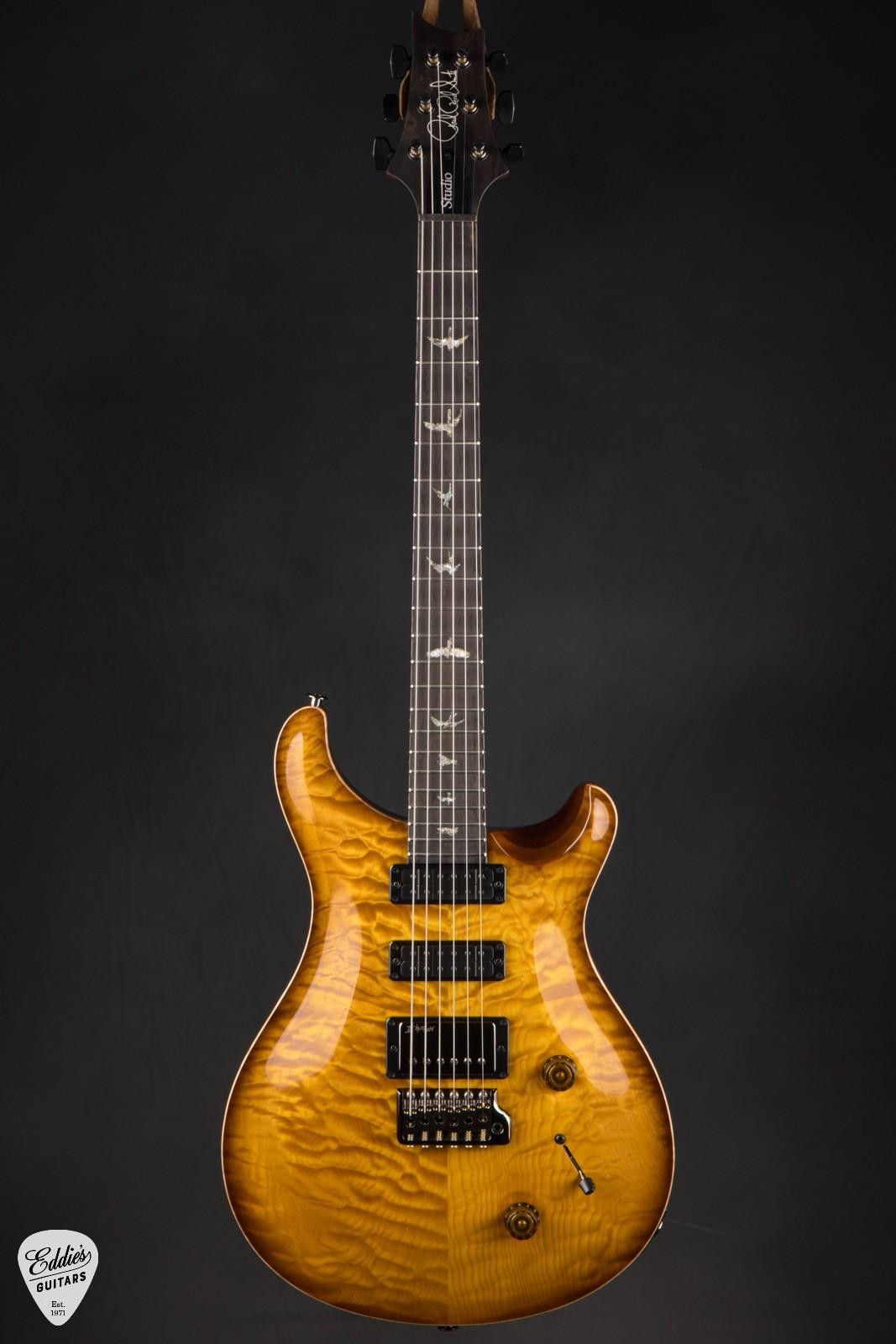 PRS Eddie’s Guitars Wood Library Studio Quilt Top/Brazilian FB – McCarty Tobacco