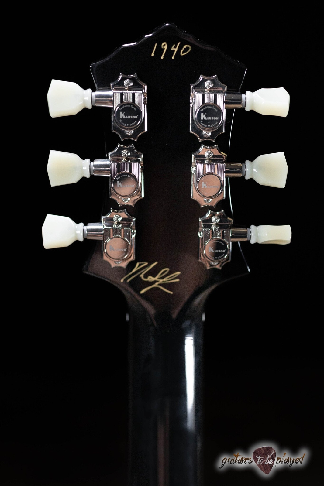 Knaggs Kenai T2 Flame Top Guitar w/ Brazilian Rosewood – Black Burst