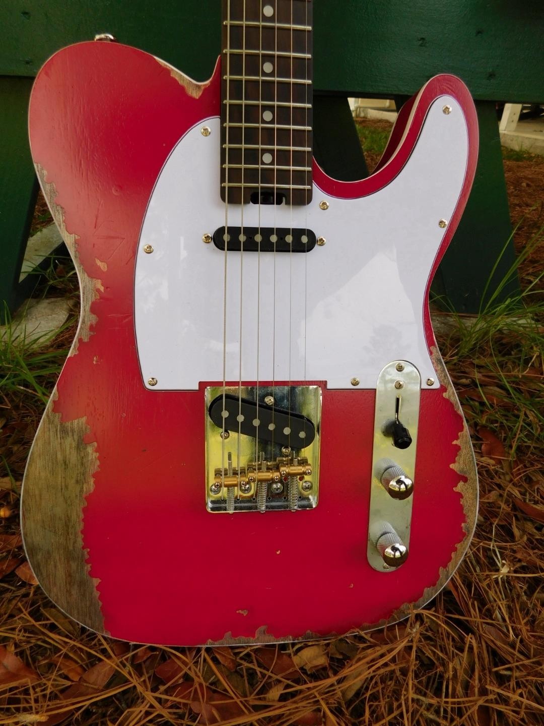 KGD Relic Tele, Roasted Neck,Alnico Pickups, Naked Neck Pickup,Capacitor Upgrade