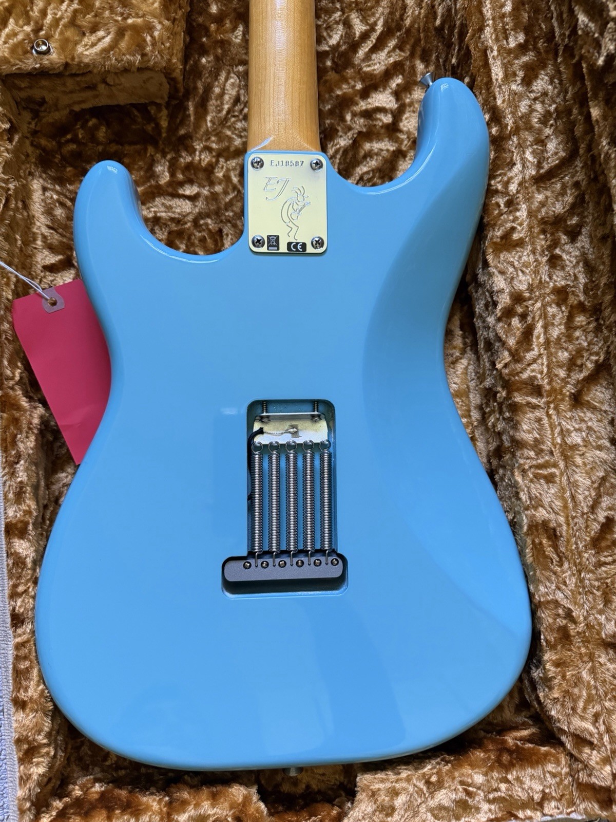 2018 Fender Eric Johnson Stratocaster Guitar in Tropical Turquoise with OHSC