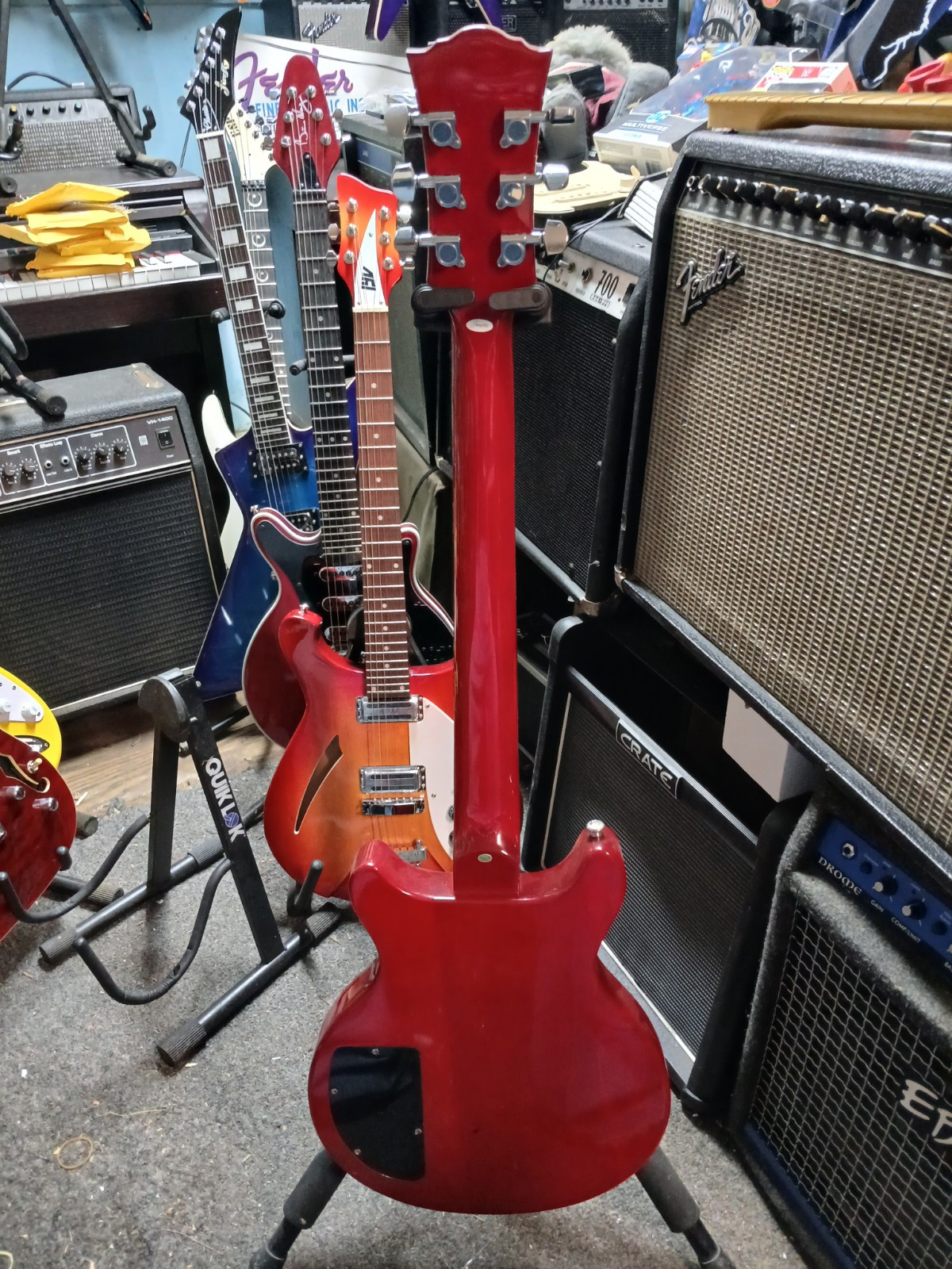 NEW Firefly DOUBLE CUTAWAY-THINK LES PAUL SPECIAL-P-90s RED-out of production
