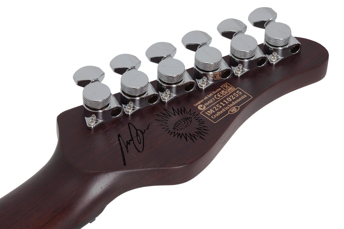 Schecter Nick Johnston Traditional HH LH guitar in Atomic Mercury