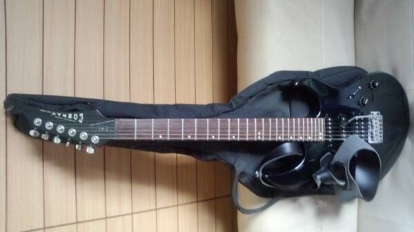 Electric Guitar Cobran F-A1 Black Color Good Condition Shipped from Japan