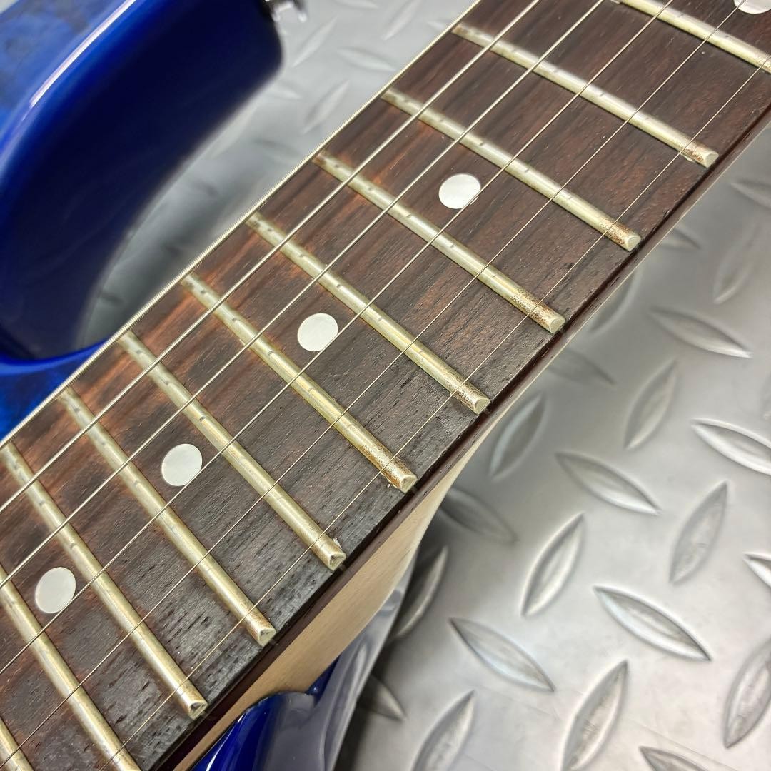 Ibanez Gio GRX70QA Quilt Maple Electric Guitar Blue