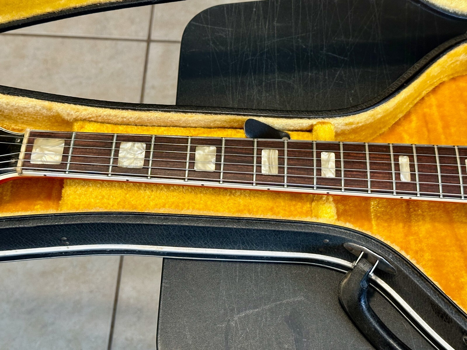 1970 Epiphone WILSHIRE Flame Thru Body!