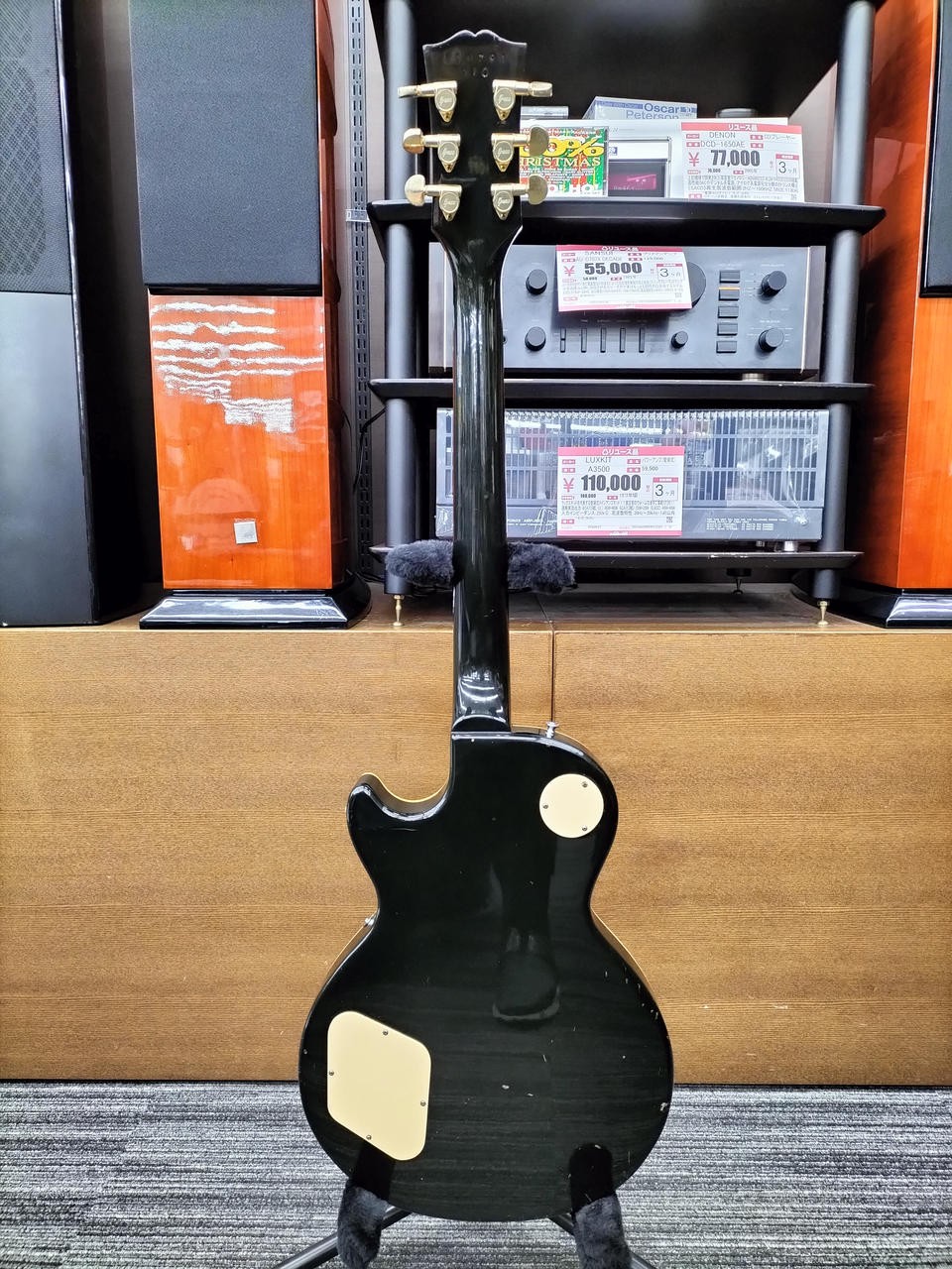 H.S.ANDERSON LP Type JB Model Black Electric Guitar Shipping From Japan　