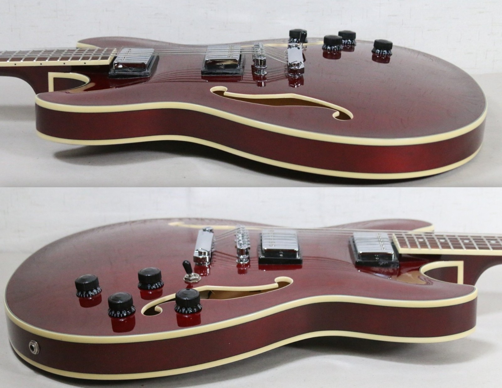 Ibanez Artcore AS7312 12-String Hollowbody Guitar Translucent Cherry w/OHSC