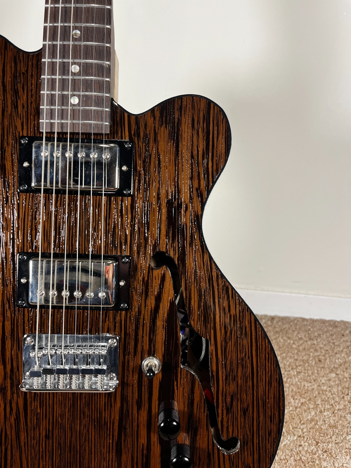 Catalyst – Semi-Hollow Electric Guitar – FREE HARDCASE & SHIP (ES335/Tele mix)