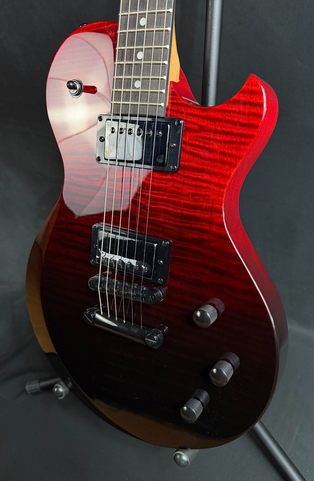 Schecter Solo-II Standard Electric Guitar Flamed Blood Burst Finish