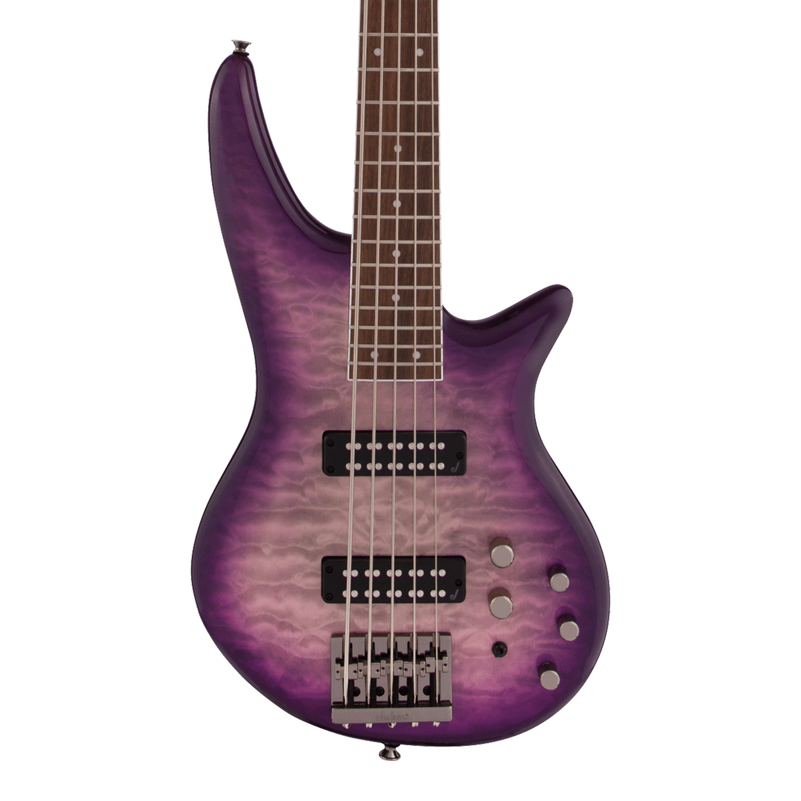 Used Jackson JS Series Spectra Bass JS3QV – Purple Phaze w/ Laurel FB