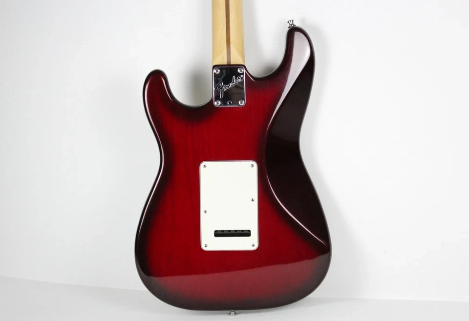 1993 Fender Stratocaster Plus Deluxe Crimson Burst Strat USA 1990s TBX Tone