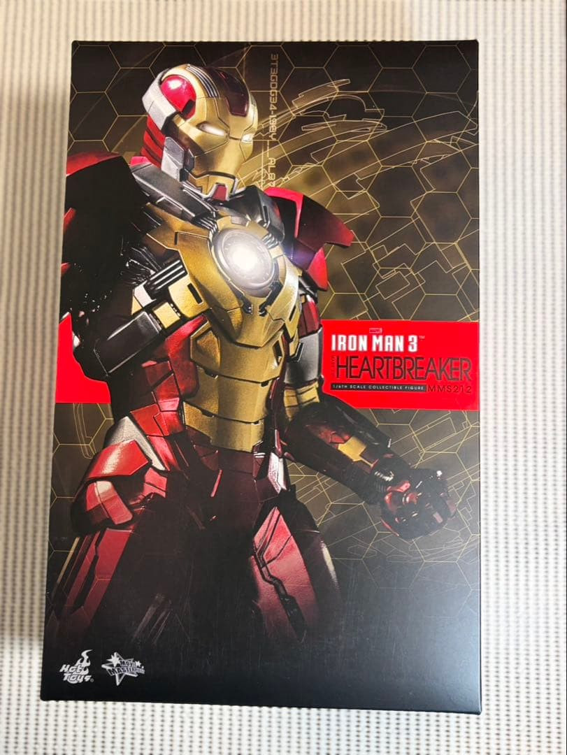 Hot Toys MMS212 Iron Man Mark XVII Heartbreaker Iron Man 3 Marvel 1/6 Used