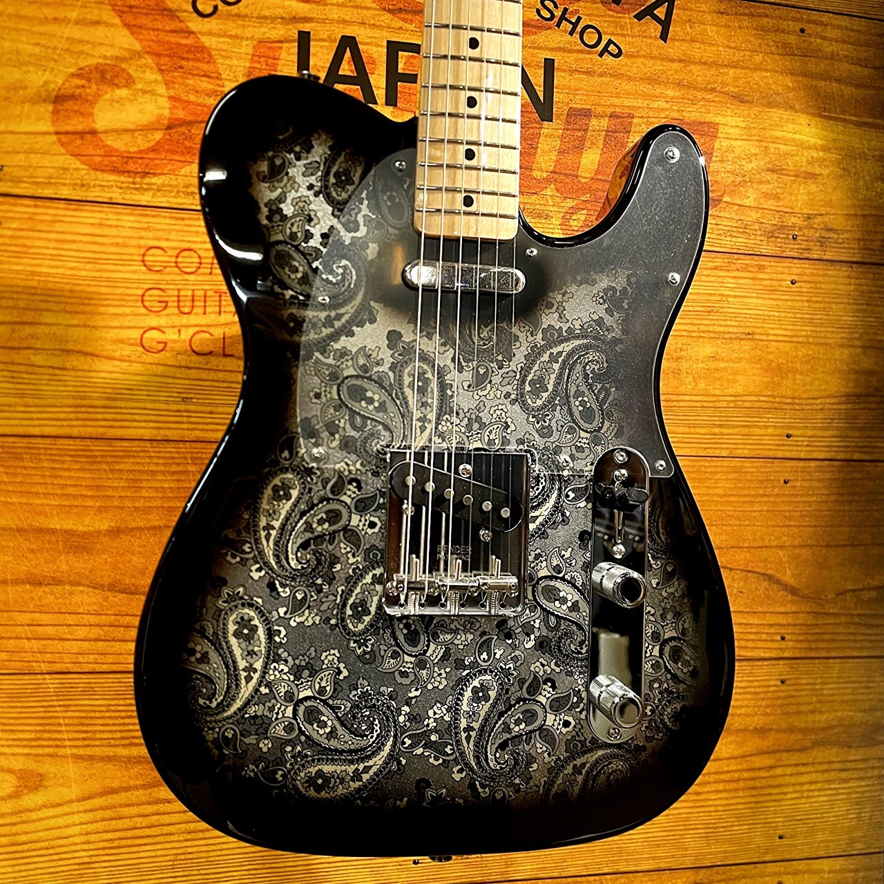 Fender Made in Japan Limited Telecaster -Black Paisley- #JD25022129 3.4kg #GG6vw