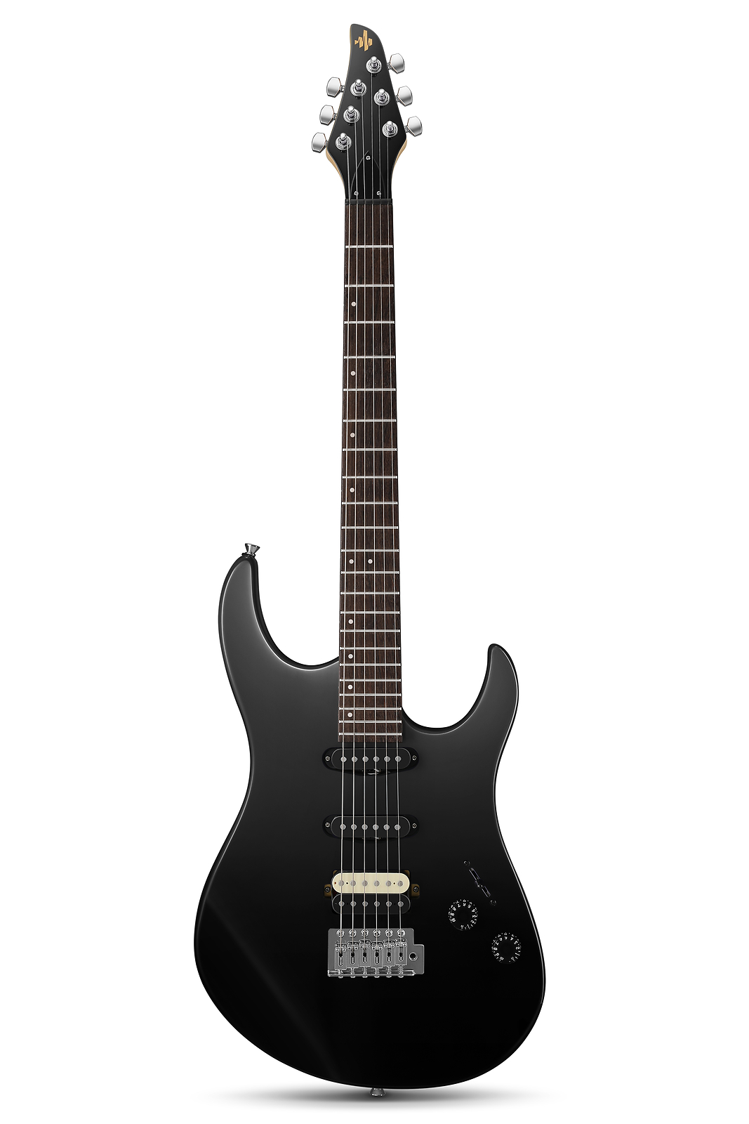 🎸 Donner DMT-66 Electric Guitar Tremolo Bridge HSS Pickup Glossy Black With Bag