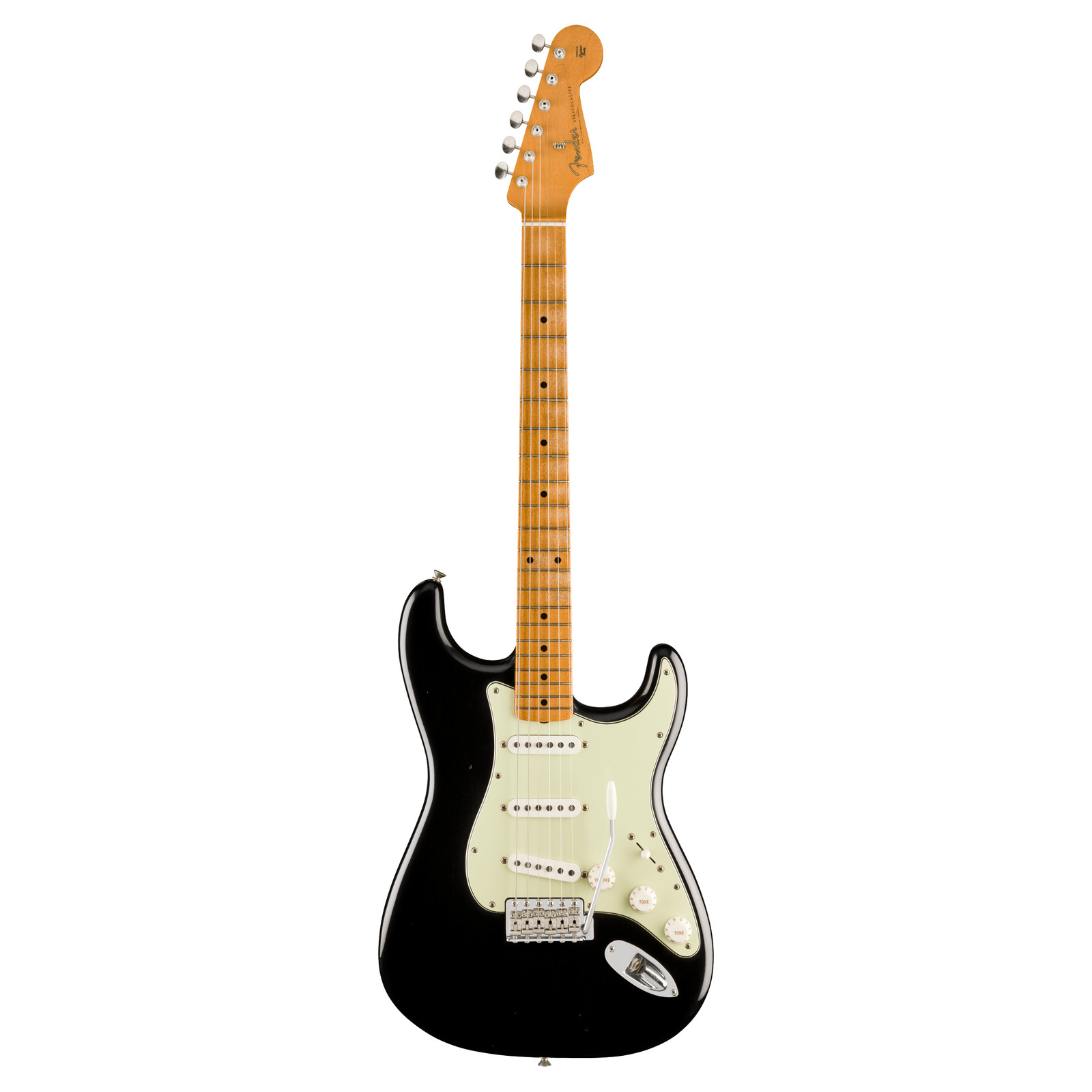 Used Fender Vintera II Road Worn ’60s Stratocaster – Black w/Maple FB