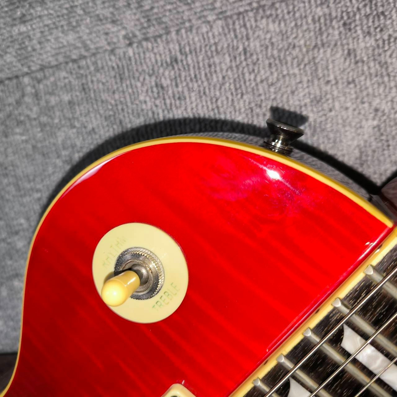 Burny Les Paul Custom Type Electric Guitar Lightning Inlay Randy Rhoads MIJ #6