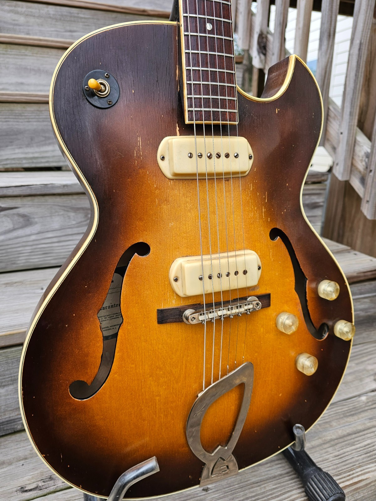 1958 Guild T-100D Slim Jim Electric Guitar with P90’s