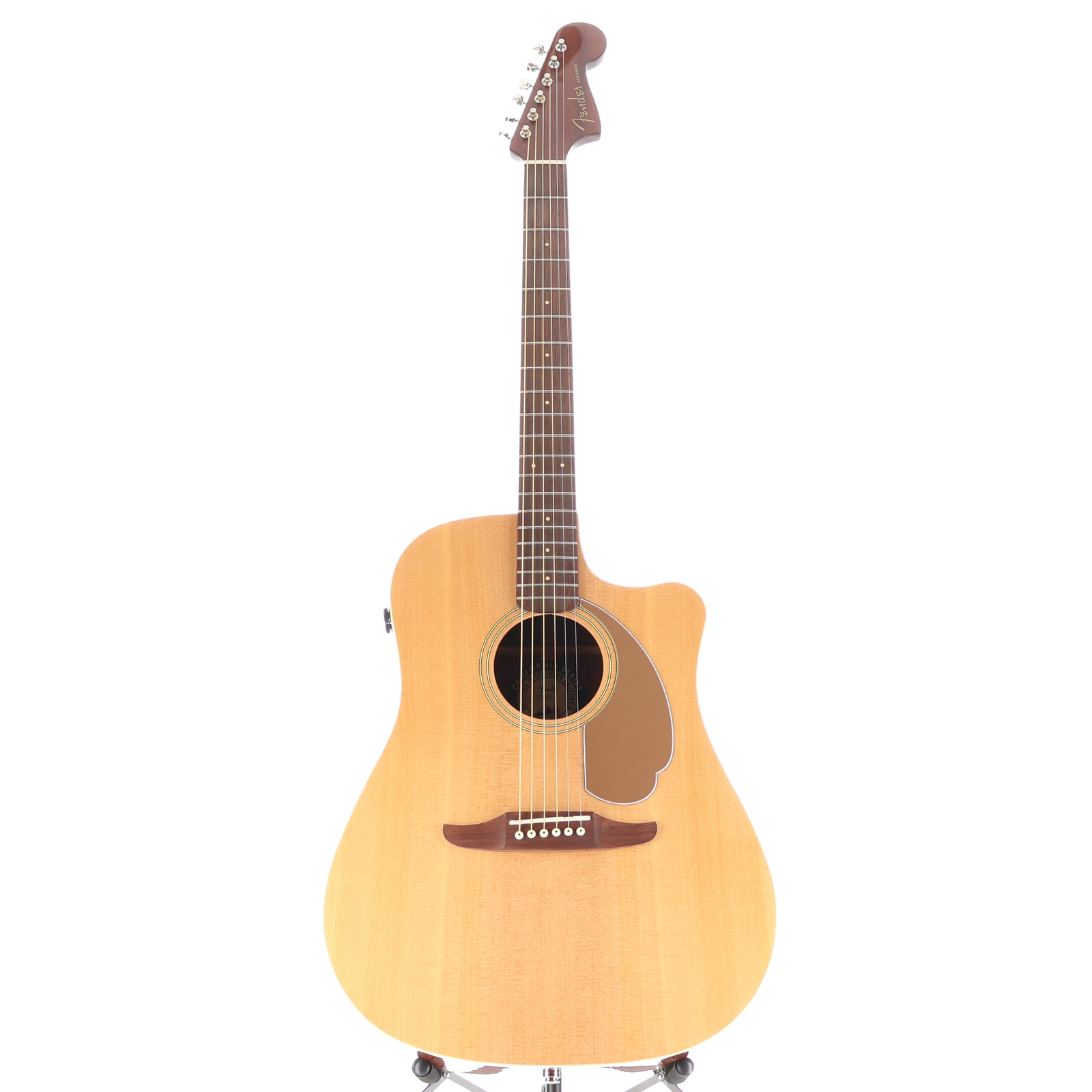 Fender Redondo Player, Walnut Fingerboard, Gold Pickguard, Natural (L1) (07306)