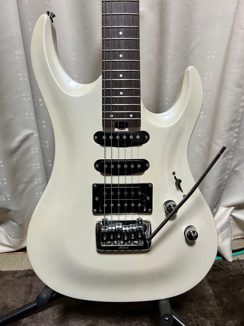Aria Pro II Aria Pro MAC series Pearl White Electric Guitar Used From Japan