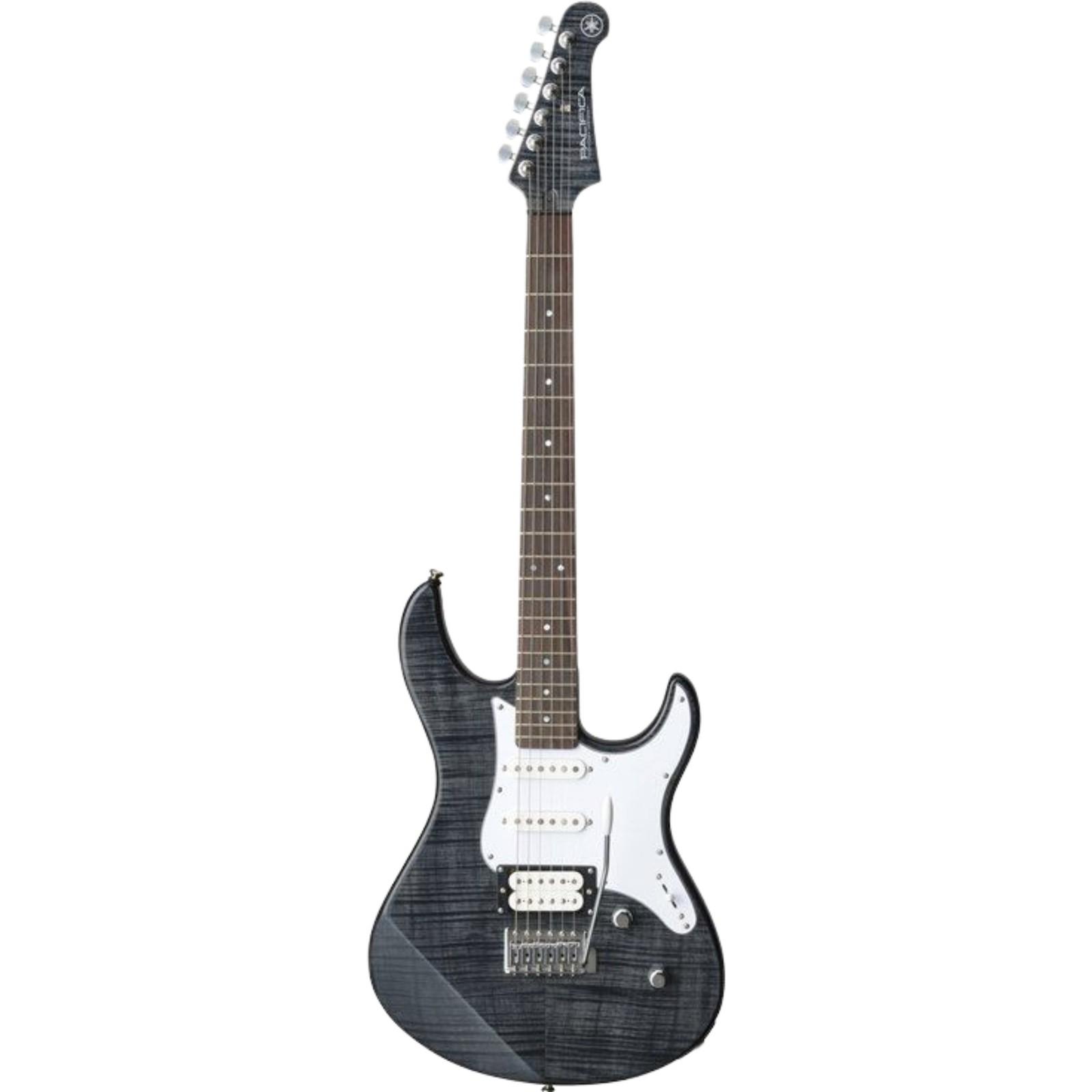 Yamaha PAC212VFM Pacifica Electric Guitar, Translucent Black