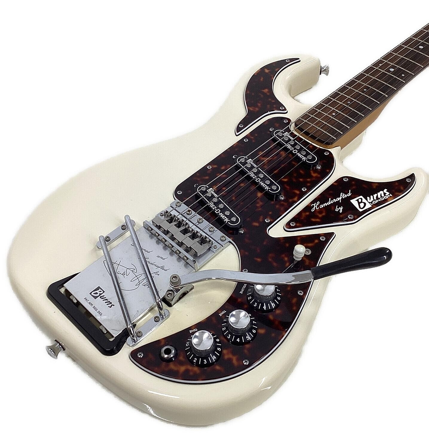 Burns London 1964 The Marvin Signature White Guitar Reissue Vintage Rare Japan