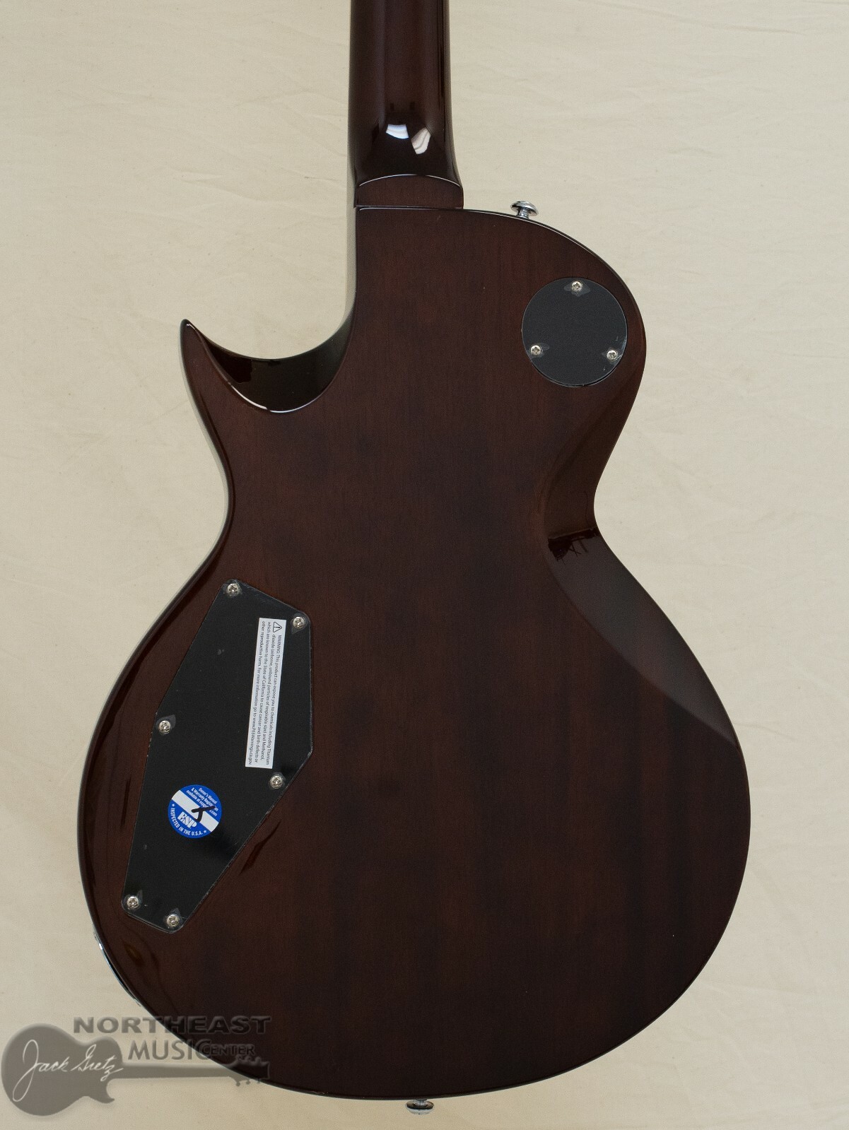 ESP/LTD EC-256FM Electric Guitar in Dark Brown Sunburst
