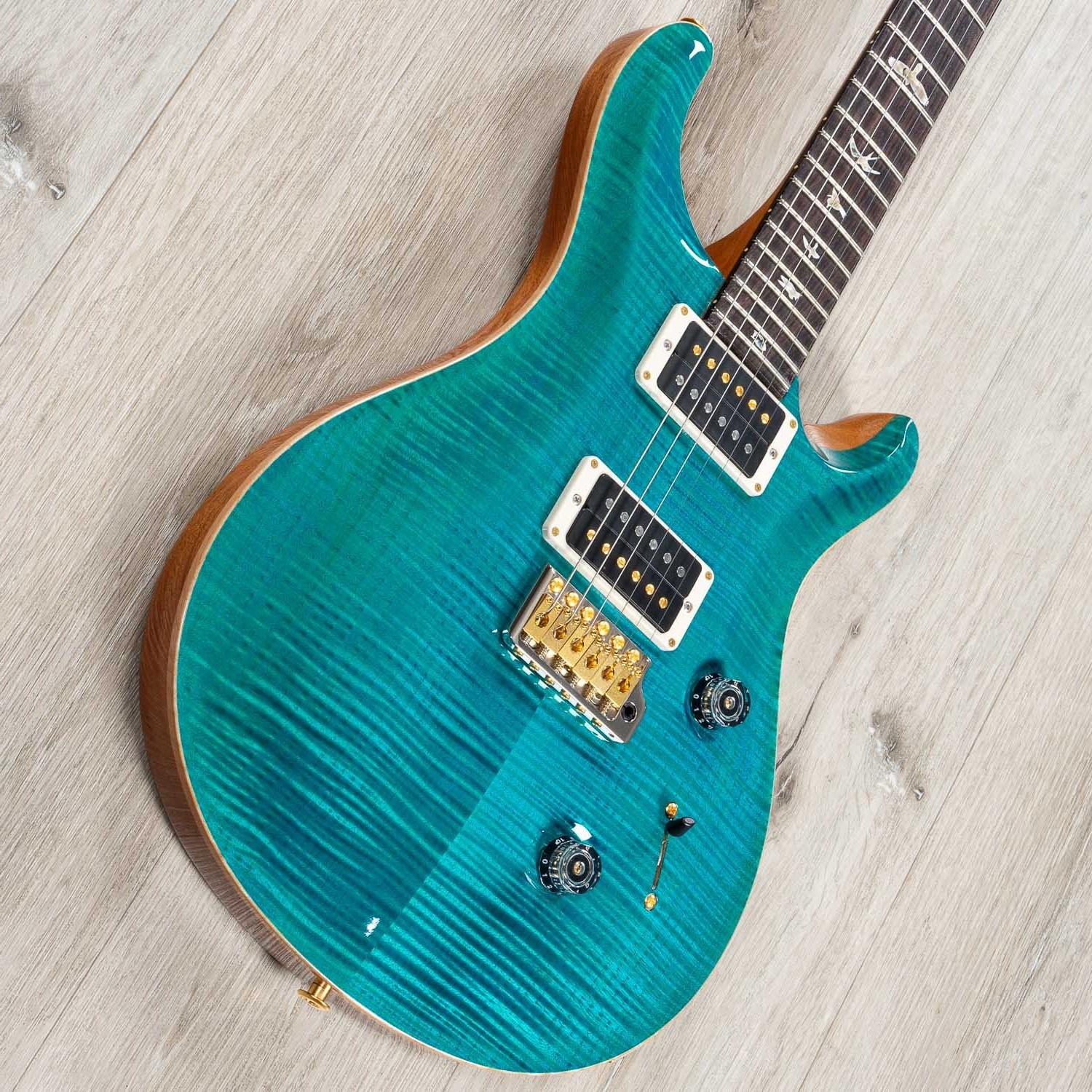PRS Paul Reed Smith Custom 24 10-Top Guitar, Rosewood Fingerboard, Carroll Blue