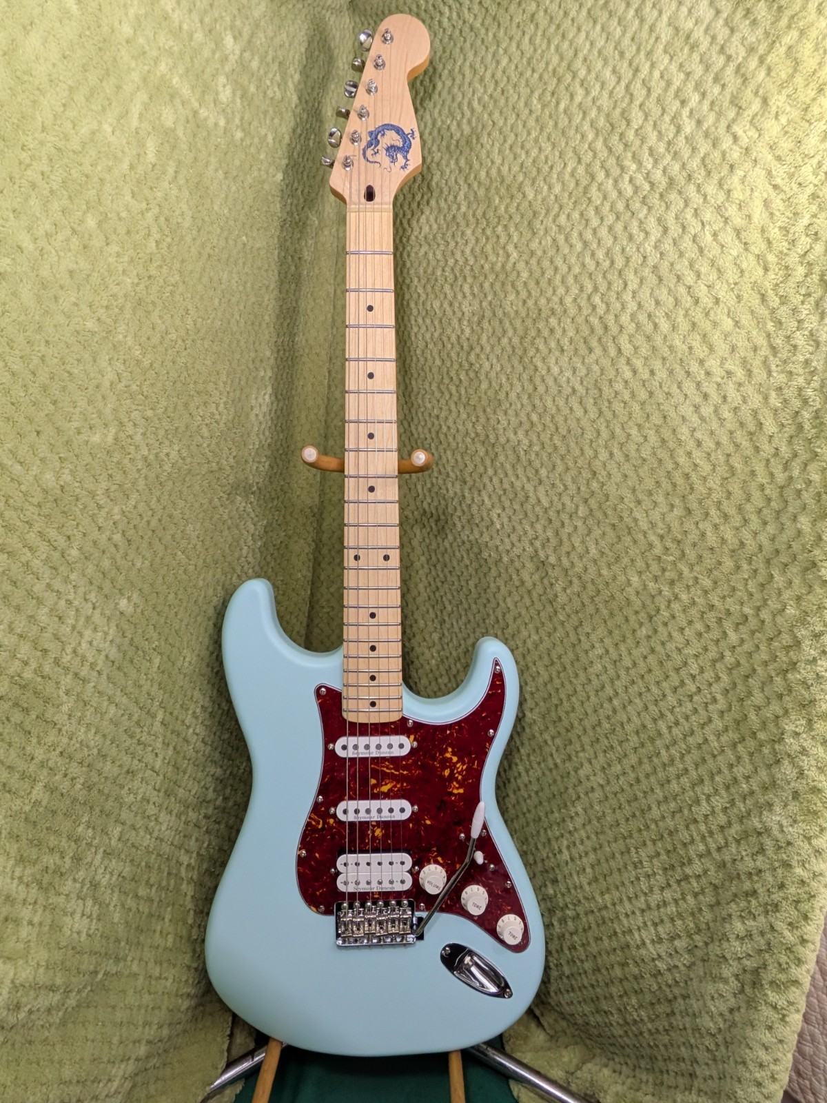 Blue Dragon Guitar, Dragon Pro 1, 2026, Sonic Blue