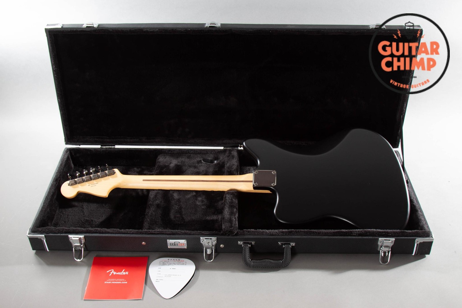 2025 Fender MIJ Japan Limited Hybrid II Jazzmaster Noir Black w/ HSC