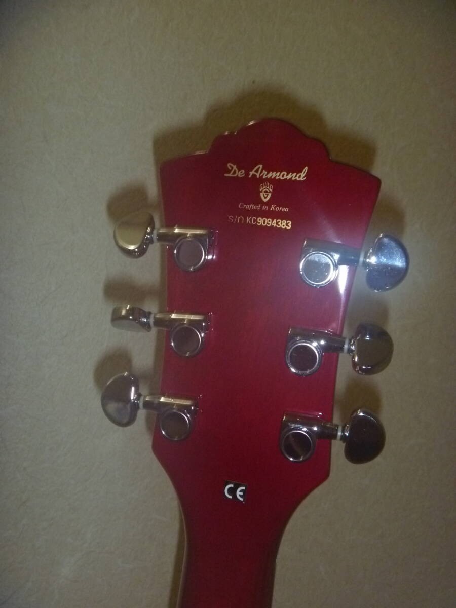 Electric Guitar Guild DeArmond M-70 Dark Red Crafted in Korea S/N KC9094383