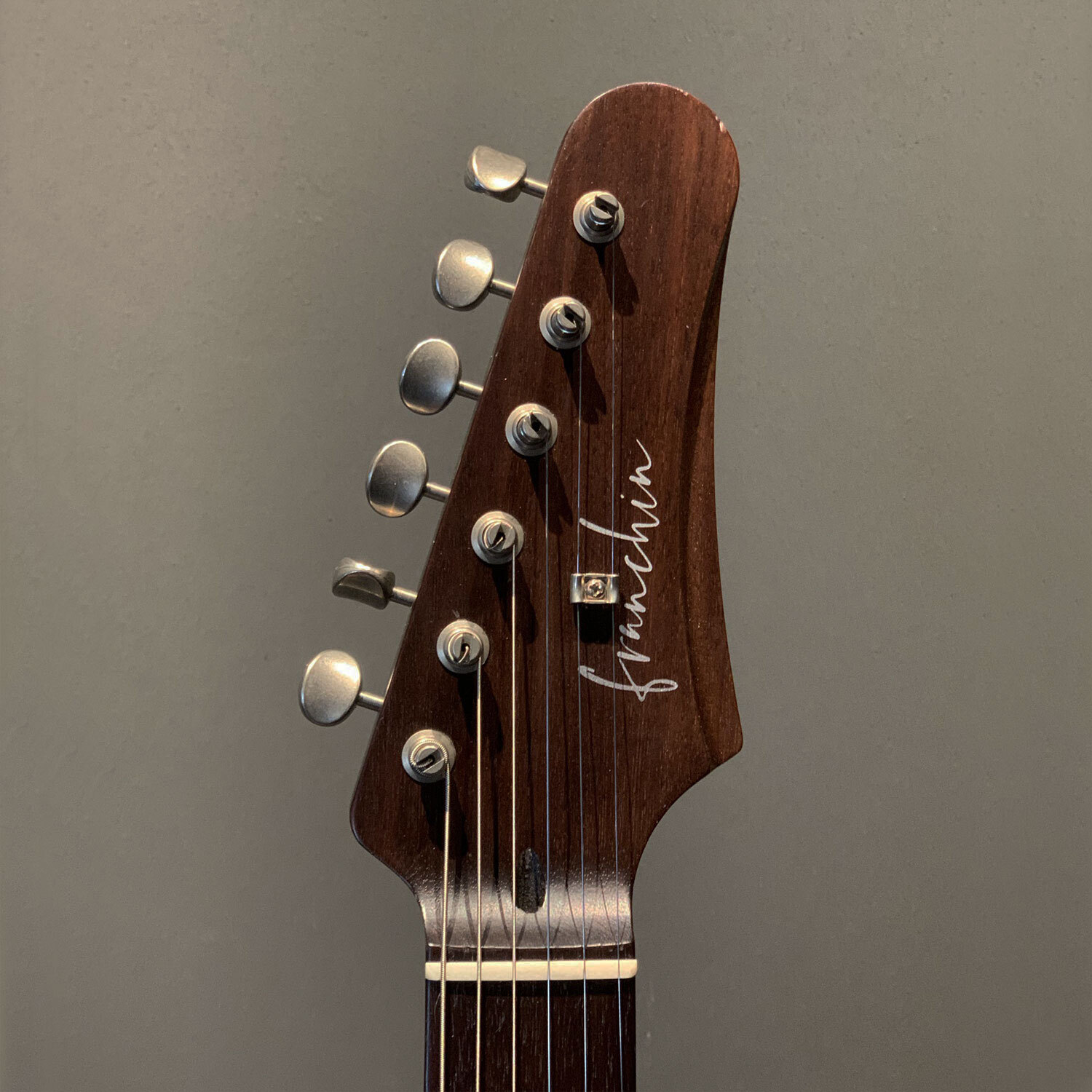 FRANCHIN Mercury guitar Wood Grain Paint/Metallic Leaf S-type *MADE TO ORDER