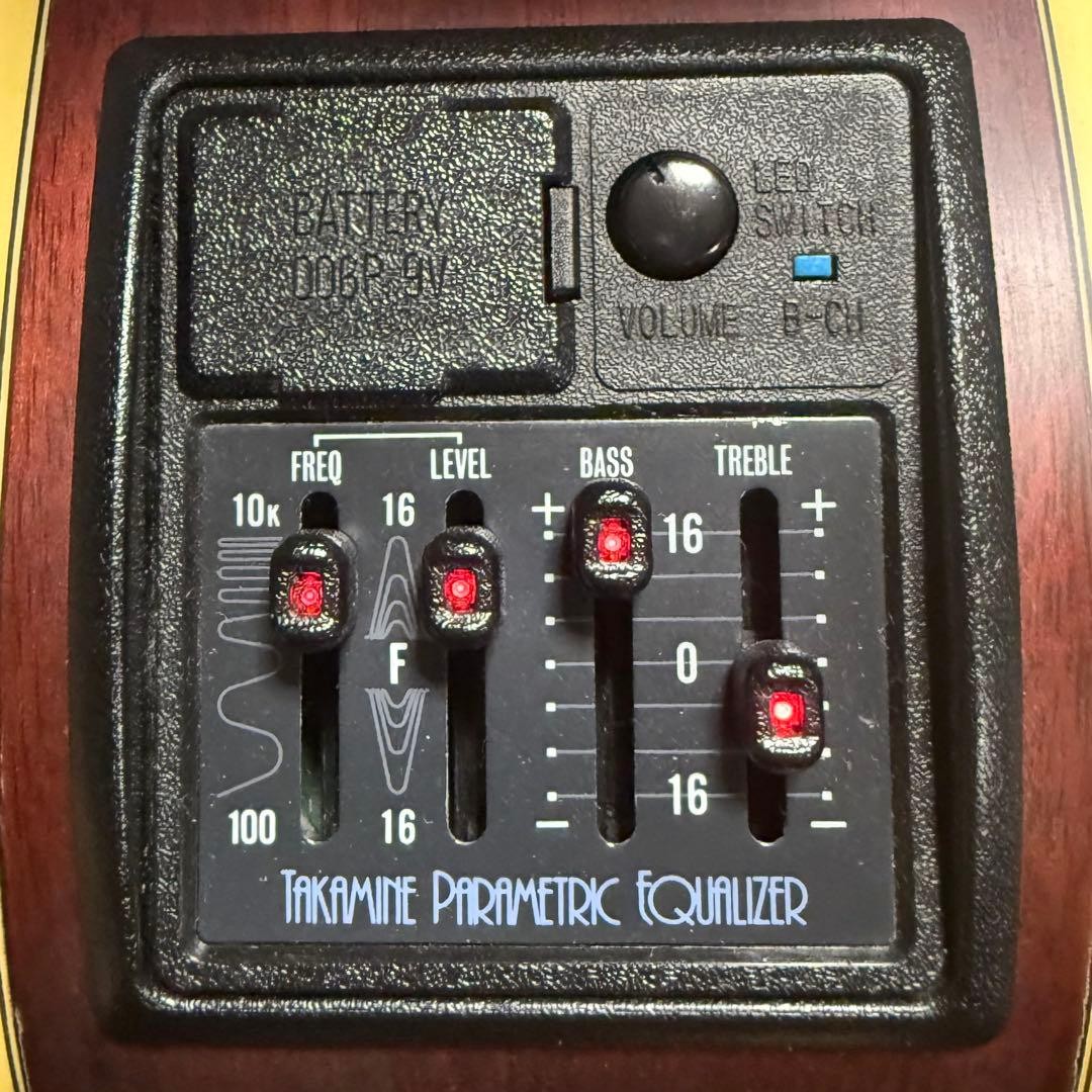 TAKAMINE Red Puri NPT Early Type Guitar Preamp Tsuyoshi Nagabuchi japan