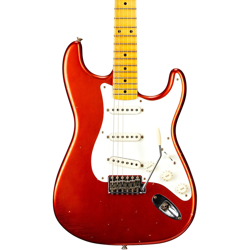 Fender CS LE ’56 Stratocaster Relic Guitar Super Faded Aged Candy Apple Red