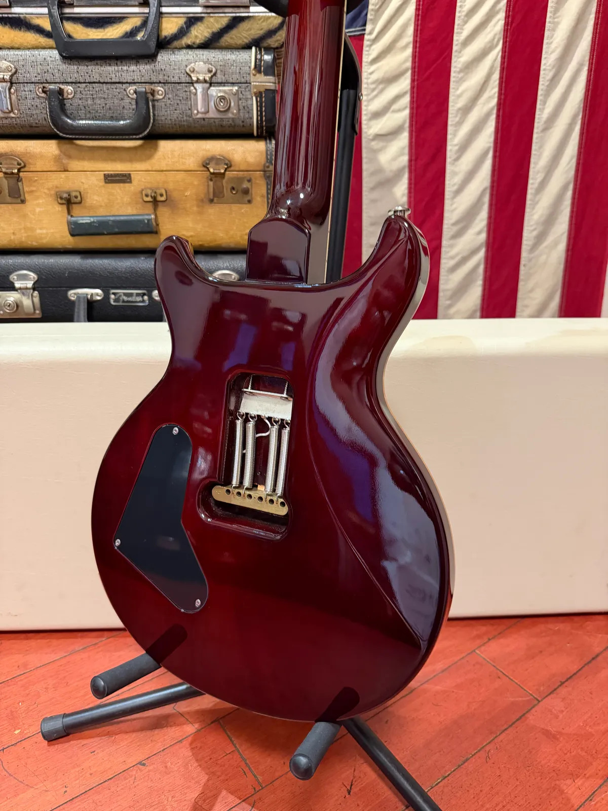 2009 PRS Santana 25th Anniversary Sunburst Flame 10 Top w/ Original Case & Paper