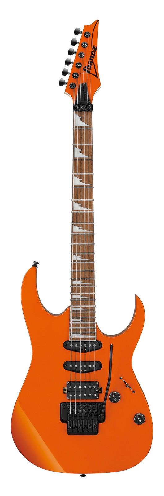 Ibanez RG460DX Standard Electric Guitar, Jatoba FB, Roadster Orange Metallic