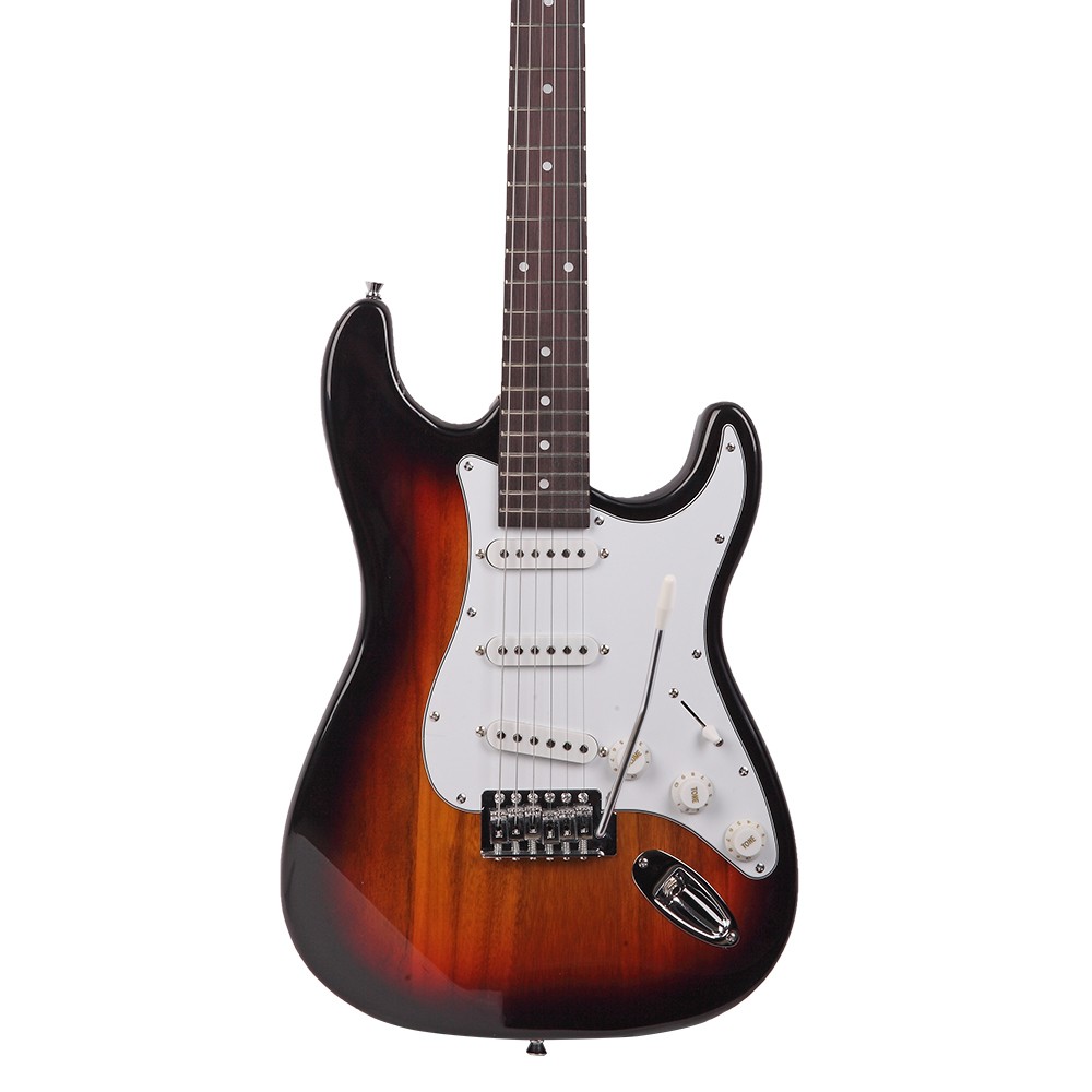 Electric Guitar Rosewood FingerboardWhammy Bar Cord Wrench Tool Sunset Color