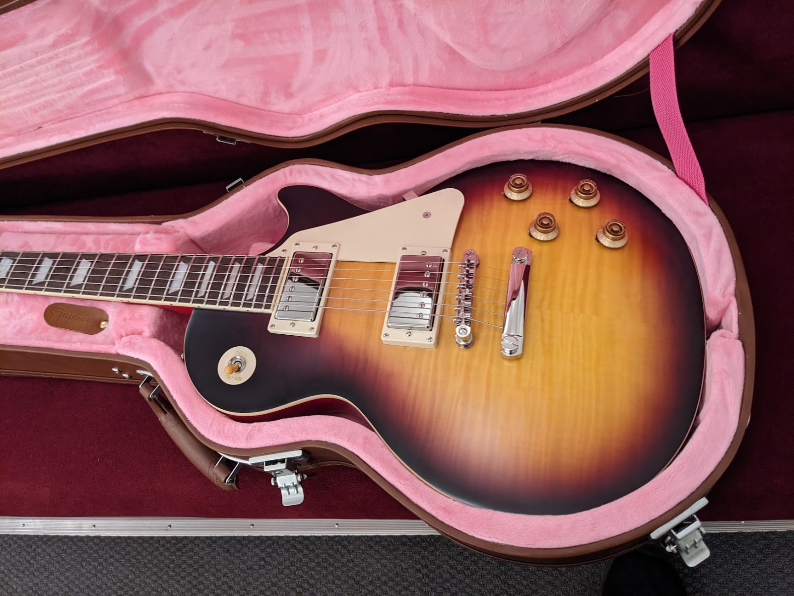 Epiphone Limited Edition 1959 Les Paul Standard Guitar, Dark Burst PLEK’D