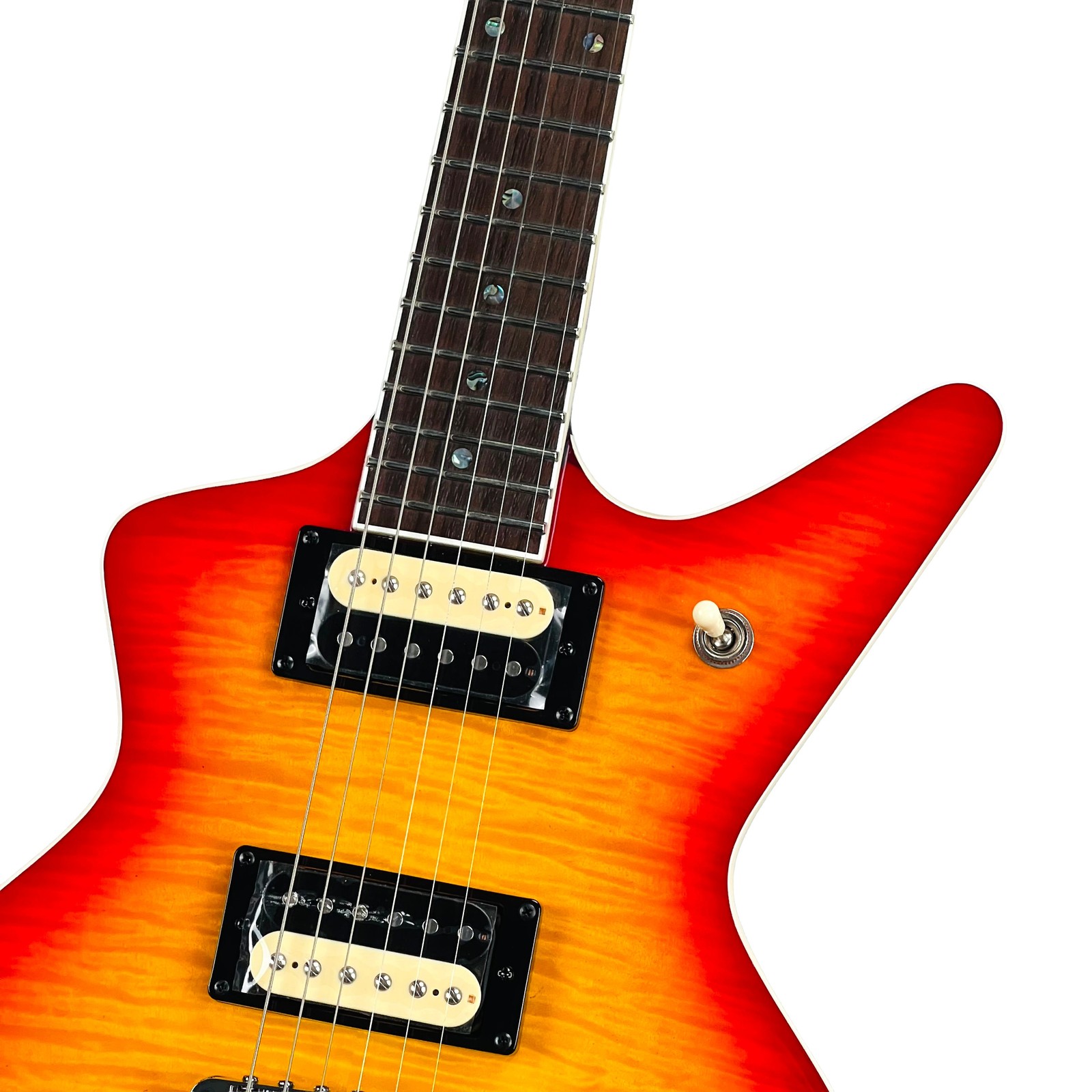 Dean Cadillac 1980 Flame Maple – Trans Cherry Sunburst